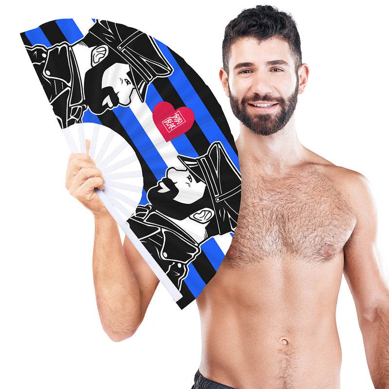 M Proud - Grote Waaier - LEATHER BLACK-Erotiekvoordeel.nl