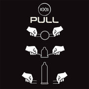 EXS Pull Regular Condooms - 54 mm - Latex Vrij - Met Pull-on Strip - 6 stuks-Erotiekvoordeel.nl