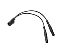 Mystim - Kabel Female Mystim naar Female 2 mm Bananajacks