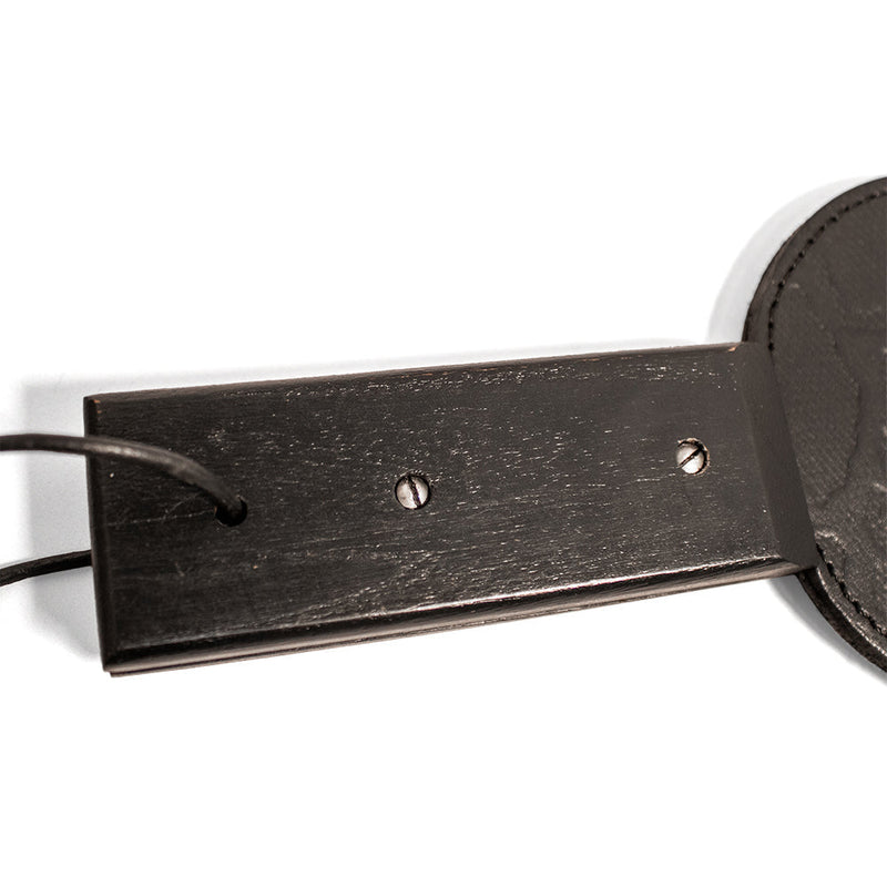 Black Label - Puppy Paw Paddle - Leer - Zwart-Erotiekvoordeel.nl