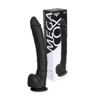 Kiotos Cox - Mega Dildo XXL 37 x 4.4 cm - Zwart