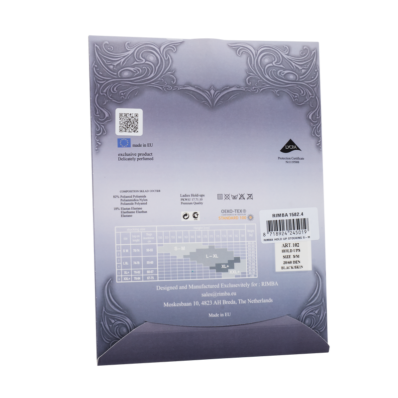 Amorable - Slut - Panty met open kruis – 20 Denier – Zwart-Erotiekvoordeel.nl