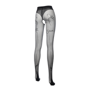 Amorable - Slut - Panty met open kruis – 20 Denier – Zwart-Erotiekvoordeel.nl