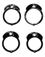 The Vice Kuisheidskooi | Peniskooi | Chastity Cage - zwart - Mini