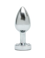 Rimba - RVS Buttplug Met LED-Verlichting Pisa - Zilver