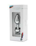 Rimba - RVS Buttplug Met LED-Verlichting Pisa - Zilver