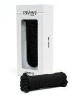 Rimba - Bristol - Bondagetouw Katoen - 5 Meter - Zwart