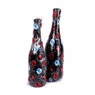 All Black - Buttplug - Champagne Bottle - 34.5 x 9 cm - Medium