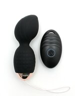 Rimba - Athens - Vibrerende Eitjes Met remote Control - Zwart