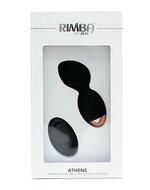 Rimba - Athens - Vibrerende Eitjes Met remote Control - Zwart