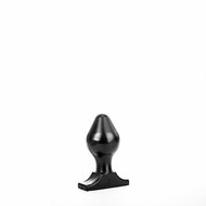 All Black - Buttplug - 16 x 8 cm - Zwart