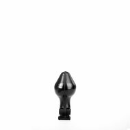 All Black - Buttplug - 16 x 8 cm - Zwart