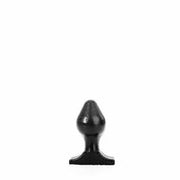 All Black - Buttplug - 16 x 8 cm - Zwart