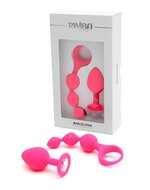 Rimba - Barcelona - Anaal Set Met Buttplug En Anaal kralen - Roze