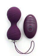 Rimba - Cannes - Oplaadbare Vagina Balletjes met Afstandsbediening - Paars