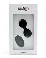 Rimba - Cannes - Oplaadbare Vagina Balletjes met Afstandsbediening - Zwart