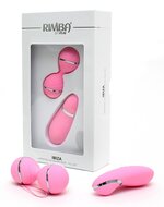 Rimba - Ibiza Vibrator Set - clitoris Vibrator En Vibrerend Eitje Met remote Control - Roze