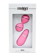 Rimba - Ibiza Vibrator Set - clitoris Vibrator En Vibrerend Eitje Met remote Control - Roze