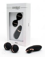 Rimba - Ibiza Vibrator Set - Clitoris Vibrator En Vibrerend Eitje Met remote Control - Zwart