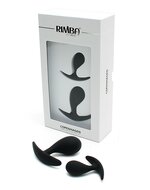 Rimba - Copenhagen - Anaal plugs - Set Van 2 buttplugs - Zwart