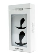 Rimba - Copenhagen - Anaal plugs - Set Van 2 buttplugs - Zwart