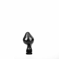 All Black - Buttplug - 17 x 9 cm - Zwart