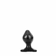 All Black - Buttplug - 17 x 9 cm - Zwart