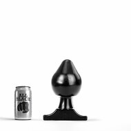 All Black - Buttplug - 19 x 11 cm - Zwart