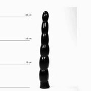 All Black - Extra Lange Dildo - Anaal Slang - 32 x 4.5 cm - Zwart