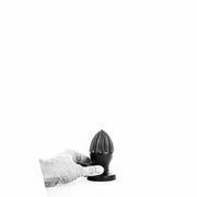 All Black - Buttplug - Met Groeven - 12 x 5 cm - Zwart