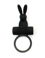 Rimba - Vienna - Vibrerende Cockring Met Clitoris Stimulatie - Zwart
