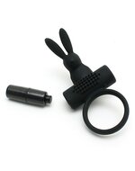 Rimba - Vienna - Vibrerende Cockring Met Clitoris Stimulatie - Zwart