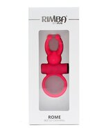 Rimba - Rome - Vibrerende Cockring Met clitoris stimulatie - Roze