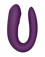 Satisfyer - Double Joy Met app en Bluetooth Partner Vibrator - paars
