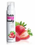 Tickle my body Massagemousse - Aardbei