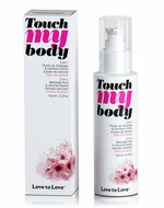 Touch my Body - Glijmiddel en massageolie in 1 - Kersenbloesem