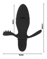 Crazy Bull - Vibrerende Buttplug Met Perineum Stimulator - Fitch