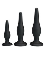 Crazy Bull - Buttplug Anale Training Set - Star Brothers - Zwart