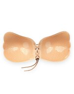 Bye Bra - Lace It Plak BH Voor strapless En Open rug outfits - nude