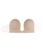 Bye Bra - U-Style Plak BH Voor strapless en Open Rug Outfits - Lichte Huidskleur