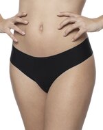 Bye Bra - Invisible Thong - Onzichtbare String - 2 pack - nude en zwart