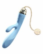 ZALO - Rosalie Rabbit Vibrator met APP control - lichtblauw