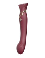 ZALO - Queen PulseWave vibrator - wijnrood