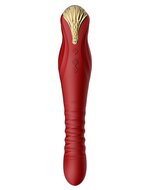 ZALO - King Stotende Vibrator met powerthrust technologie - rood