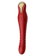 ZALO - King Stotende Vibrator met powerthrust technologie - rood