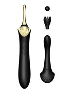 ZALO - Clitoris Pinpoint Vibrator Bess met extra opzetstukken - zwart