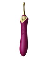 ZALO - Clitoris Pinpoint Vibrator Bess met extra opzetstukken - robijn rood
