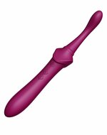 ZALO - Clitoris Pinpoint Vibrator Bess met extra opzetstukken - robijn rood