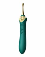 ZALO - Clitoris Pinpoint Vibrator Bess met extra opzetstukken - smaragd groen