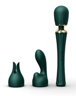 ZALO - Kyro Wand Vibrator - Smaragd Groen